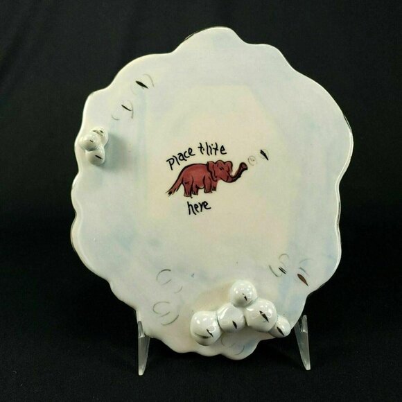 Blue Sky Clayworks Goldminc Pinkeys‎ Launderette Tea Lite Plate Trivet Tray Only - Picture 1 of 6